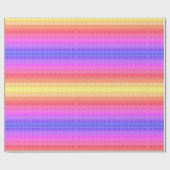 Kleurrijk Gingham-patroon inpakpapier (Vlak)