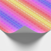 Kleurrijk Gingham-patroon inpakpapier (Hoek)