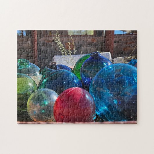 Kleurrijk glas harmonie puzzel, 28 cm x 35,5 cm, 2 legpuzzel (Horizontaal)