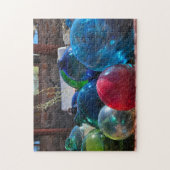 Kleurrijk glas harmonie puzzel, 28 cm x 35,5 cm, 2 legpuzzel (Verticaal)