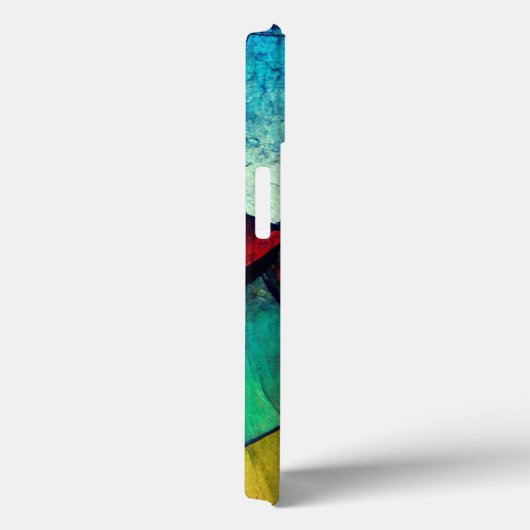Kleurrijk Glas in lood Abstractie Case-Mate iPhone Case (Achterkant / Rechts)