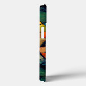 Kleurrijk Glas in lood Abstractie Case-Mate iPhone Case (Achterkant / Rechts)