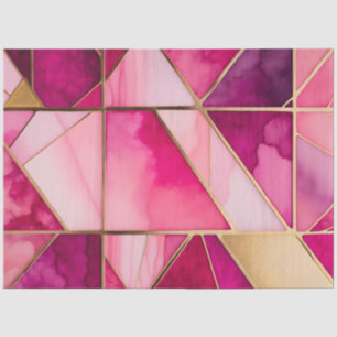 Kleurrijk Glas in lood Art Tissue Papier