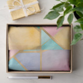 Kleurrijk Glas in lood Art Tissue Papier (Geschenk)