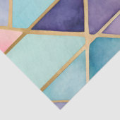 Kleurrijk Glas in lood Art Tissue Papier (Detail)