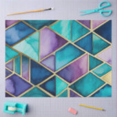 Kleurrijk Glas in lood Art Tissue Papier (Craft)