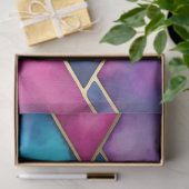 Kleurrijk Glas in lood Art Tissue Papier (Geschenk)