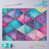 Kleurrijk Glas in lood Art Tissue Papier (Craft)