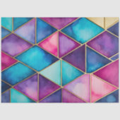 Kleurrijk Glas in lood Art Tissue Papier (Voorkant)