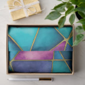 Kleurrijk Glas in lood Art Tissue Papier (Geschenk)