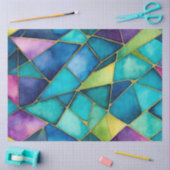 Kleurrijk Glas in lood Art Tissue Papier (Craft)