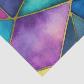 Kleurrijk Glas in lood Art Tissue Papier (Detail)