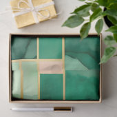 Kleurrijk Glas in lood Art Tissue Papier (Geschenk)