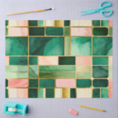 Kleurrijk Glas in lood Art Tissue Papier (Craft)