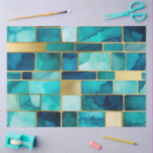 Kleurrijk Glas in lood Art Tissue Papier (Craft)