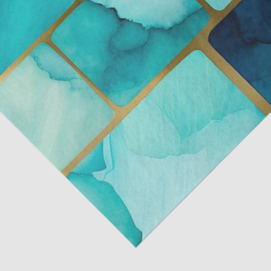 Kleurrijk Glas in lood Art Tissue Papier (Detail)