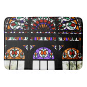 Kleurrijk Glas in lood Badmat (Voorkant)