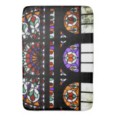 Kleurrijk Glas in lood Badmat (Voorkant Verticaal)