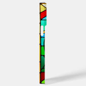 Kleurrijk Glas in lood Kunstwerk met Vogels Case-Mate iPhone Case (Achterkant / Rechts)