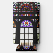 Kleurrijk Glas in lood Seltzer Blikjeskoeler (Achterkant)