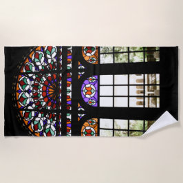 Kleurrijk Glas in lood Strandlaken