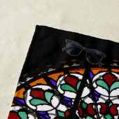 Kleurrijk Glas in lood Strandlaken (In situ)