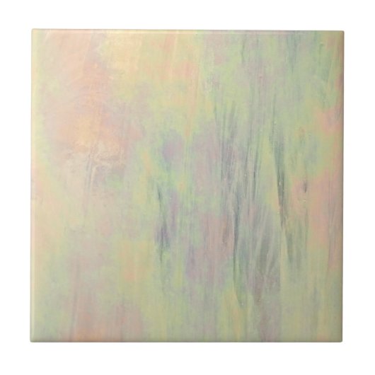 Kleurrijk Glas in lood Tegeltje (Voorkant)