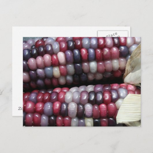 Kleurrijk glazen gedicht. briefkaart (Voorkant / Achterkant)