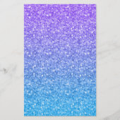 Kleurrijk glitter en sparkles Patroon Briefpapier (Voorkant)