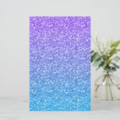 Kleurrijk glitter en sparkles Patroon Briefpapier (Staand voorkant)
