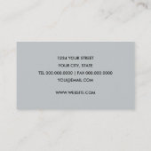 Kleurrijk Glitterend Confetti Visitekaartje (Achterkant)