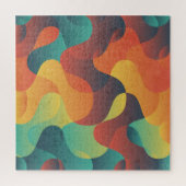 Kleurrijk  golf abstract patroon legpuzzel (Verticaal)