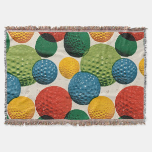 Kleurrijk Golfbalpatroon Deken