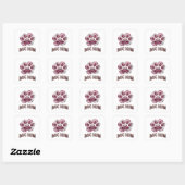 Kleurrijk Goud HOND MOEDER Sticker Kunst (Vel)