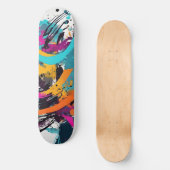 Kleurrijk Graffiti Abstract Persoonlijk Skateboard (Voorkant)