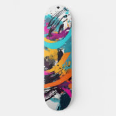 Kleurrijk Graffiti Abstract Persoonlijk Skateboard (Voorkant)