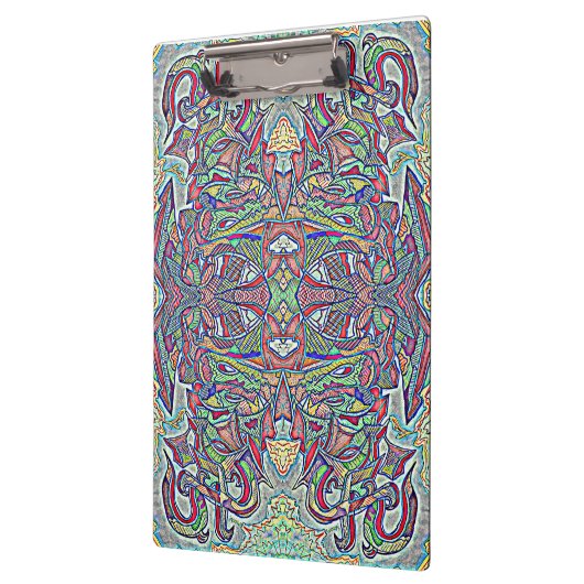 Kleurrijk graffiti stuk klembord (Links)