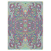 Kleurrijk graffiti stuk klembord (Achterkant)