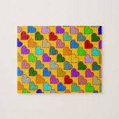kleurrijk grafisch patroon legpuzzel (Horizontaal)