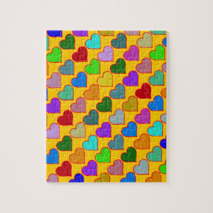kleurrijk grafisch patroon legpuzzel