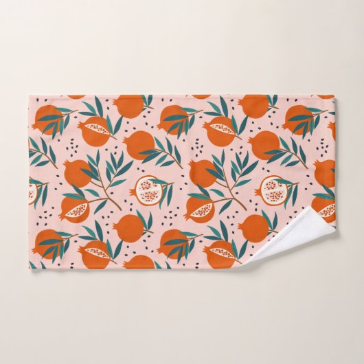 Kleurrijk Granaatappel Patroon Bad Handdoek (Handdoek)