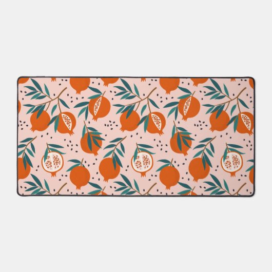 Kleurrijk Granaatappel Patroon Bureaumat (Voorkant)