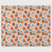 Kleurrijk Granaatappel Patroon Cadeaupapier (Vlak)