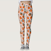 Kleurrijk Granaatappel Patroon Leggings (Voorkant)