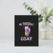 Kleurrijk Grappig Geiten Cadeau Kaart (Staand voorkant)