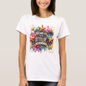 Kleurrijk Grappig Sarcastisch Gezegde T-shirt (Voorkant)