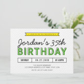 Kleurrijk groen en geel elke dag van de moderne ve kaart (Staand voorkant)