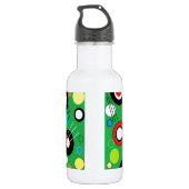 Kleurrijk groen waterfles  (Achterkant)