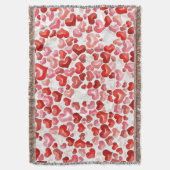 Kleurrijk groots, klein hart rood, wit deken (Voorkant Verticaal)