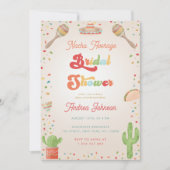 Kleurrijk Groovy Fiesta Nacho Gemiddeld Vrijgezell Kaart (Voorkant)